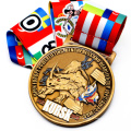 Медаль для медали с лентой из оптового металла